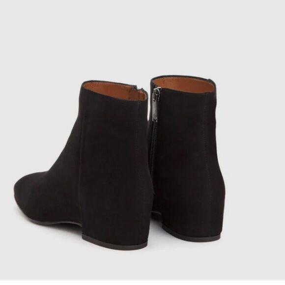 Aquatalia Ulyssa Waterproof Suede Ankle Boots with Hidden Wedge 9.5 - Picture 3 of 9